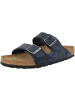 Birkenstock Sandale Arizona Veloursleder normal in blau