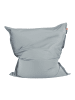 Beliani Sitzsackbezug FUZZY in Grau - (W) 140 x (L) 180 cm