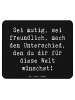 Mr. & Mrs. Panda Maus-Pad Spruch Freundlichkeiten verbreiten mit... in Schwarz