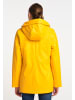 ICEBOUND Damen Regenjacke Mit Faux-Fur Innenfutter in Sonnengelb