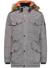 ALEKO Wattierter Winterparka in Grau