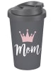 Geda Labels Coffee to go Becher Mom in Grau - 400 ml