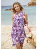 LASCANA Strandrock in blau-pink bedruckt