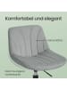VASAGLE Barhocker Tyra in Grau - (B)46.5 x (H)(65.5-77.5) x (T)43 cm
