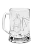 Mr. & Mrs. Panda Gravur Bierkrug Fledermaus Sitzen ohne Spruch in Transparent