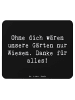Mr. & Mrs. Panda Maus-Pad Spruch Dankbarer Gärtner mit Spruch in Schwarz