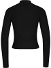 Fila Longsleeve "Linnuse Cropped Turtle Neck" in Schwarz