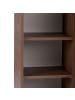 CALICOSY Hohe ANRICHTE  CELENA in Nussbaum - (W) 70  x (H) 110  x (L) 34  cm