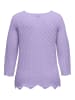 ONLY Carmakoma Strickpullover in Lavender