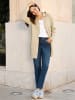 Sieh an! Strickjacke in beige-champagner-meliert