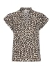 b. young BYHINVA LEOPARD BLOUSE 2 - A-Linie in Coffee Liqueúr Mix