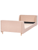 Beliani Kinderbett LAYE in Beige/Braun - (W) 100 x (H) 58 x (L) 216 cm