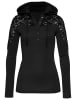Kangaroos Kapuzenshirt in schwarz