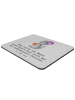 Mr. & Mrs. Panda Mousepad Kundensupport Magie mit Spruch in Grau Pastell