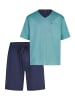 hajo Schlafanzug Klima Light in Türkis