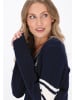 DreiMaster Maritim Cardigan in navy offwhite