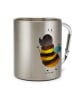 Mr. & Mrs. Panda Tasse Hummel flauschig ohne Spruch in Silber