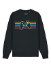 wat? Apparel Sweatshirt Retro Joystick in Schwarz