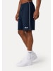 SMILODOX Shorts Iseo in Dunkelblau/Weiß
