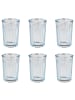 Butlers Trinkglas BARETTO 6er-Set in Hellblau
