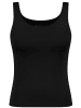 Sublevel Trägertop 2er-Set Integriertes BH-Top Unifarben in Schwarz-2