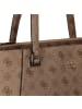 Guess Calebra Shopper Tasche 40 cm in latte logo