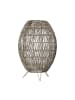 STAR Trading Outdoor Lampenschirm ,Linde' in Rattan-Optik für Bodenlaternen, natur,
