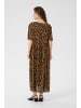 Kaffe Kleid KAjessi Loose fit in Brown Leopard Print
