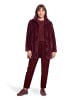 BETTY & CO Outdoorjacke mit Kunstfellkragen in Fall Burgundy