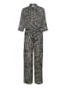 Kaffe Overall KApollie Regular fit in Black/Turtledove Graphic Dot