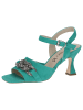 Caprice Sandalette in EMERALD SUEDE