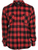 Urban Classics Flanell-Hemden in blk/red