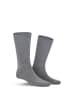 Kunert Socken Richard druckfreier Bund in Silver-mel.