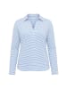 LAURASØN Poloshirt in azurblau