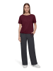 Betty Barclay Blusenshirt mit Tunnelzug in Maroon Banner