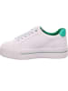 Jana Shoes Lowtop-Sneaker in WHITE/ GREEN