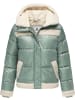ragwear Winterjacke Editah Shiny YOUMODO in Dusty Green