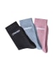 Copenhagen Studios Tennissocken in 1x anthrazit, 1x hell blau, 1x rosa