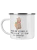Mr. & Mrs. Panda Camping Emaille Tasse Scheidung Soloabenteuer m... in Transparent