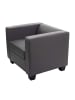 MCW Sessel Loungesessel  Lille, Kunstleder, dunkelgrau
