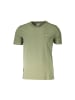 Aeronautica Militare Grün Herren T-Shirt aus Baumwolle