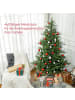 HOMCOM Weihnachtsbaum-95L x 95B x 150H cm-Grün