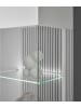 Furn.Design Vitrine weiß matt, Highboard 75 x 125 cm mit Soft-Close