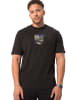 STHUGE Kurzarm T-Shirt in schwarz