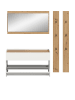 ebuy24 Garderobenmöbel Drive (4-teilig) Weiß 192 x 32 cm