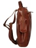 piké Rucksack echt Leder in cognac