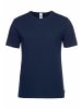 H.I.S T-Shirt in marine, grau-meliert
