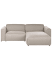 Beliani Ecksofa FAABORG in Beige/Schwarz - (W) 250 x (H) 73 x (L) 162 cm