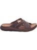 Fischer Markenschuh Pantolette in braun