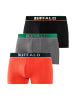 Buffalo Boxer in schwarz, orange, anthrazit-meliert